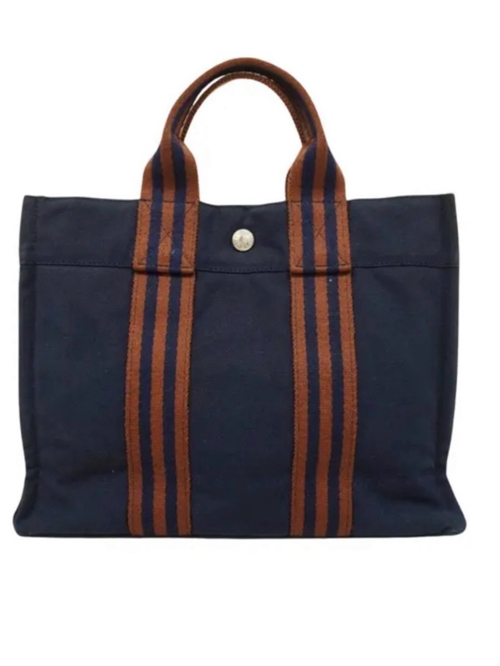 Hermes Navy Fourre Tout PM Tote